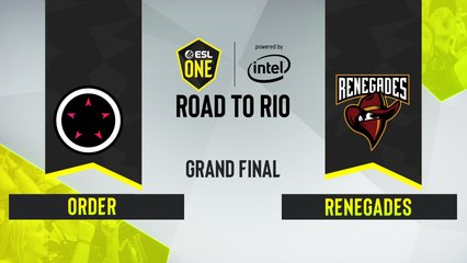 CSGO - Renegades vs ORDER [Dust2] Map 3 - ESL One Road to Rio - Grand Final - OCE