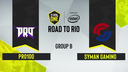 CSGO - pro100 vs. Syman Gaming [Dust2] Map 1 - ESL One Road to Rio - Group B - CIS