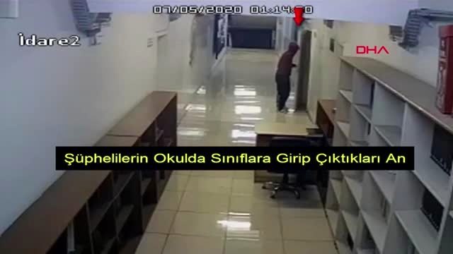 GAZİANTEP Kameradan belirlenen okuldan hırsızlık şüphelileri tutuklandı