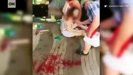 Cảnh tượng khủng bố kinh hoàng tại Barcelona ngày 17/08