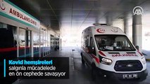 Kovid hemşireleri salgınla mücadelede en ön cephede savaşıyor