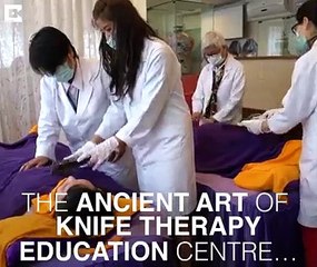 Massage bằng dao phay chặt thịt