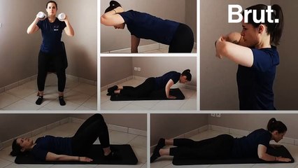 Six exercices simples de kiné à faire chez soi