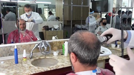 Berber ve kuaförlerde tıraş zamanı