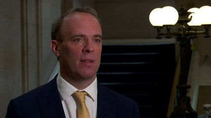 Dominic Raab: Face coverings will be encouraged