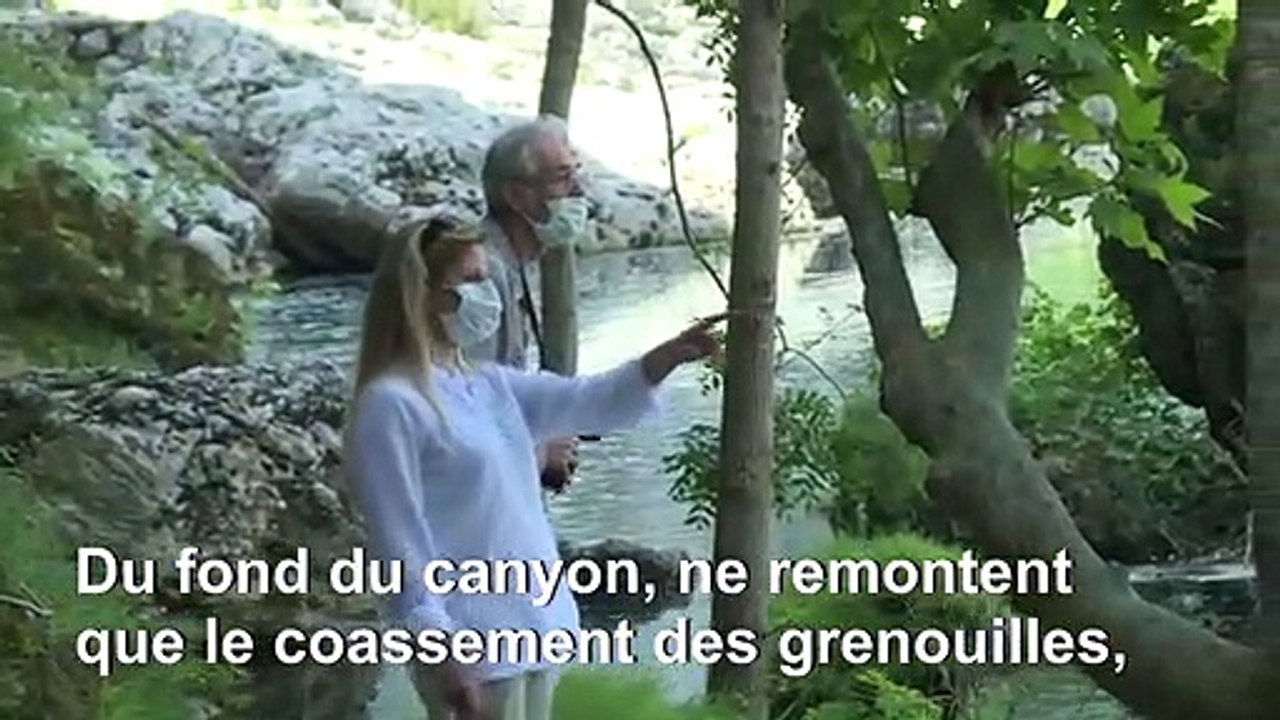 Dans les gorges de l'Ardèche, derniers instants...
