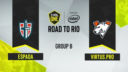 CSGO - ESPADA vs. Virtus.pro [Dust2] Map 1 - ESL One Road to Rio - Group B - CIS