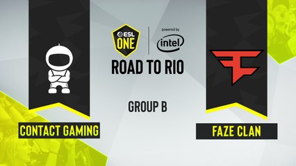 CSGO - FaZe Clan vs. c0ntact Gaming [Dust2] Map 2 - ESL One Road to Rio - Group B - EU
