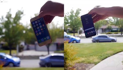 Bất ngờ với kết quả của màn tra tấn thả rơi Galaxy S8 và iPhone 7 Red