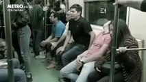 Chiếc ghế hình thù nhạy cảm trên tàu điện ngầm