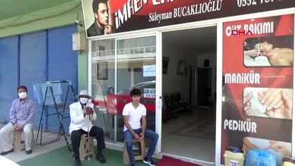 ANTALYA Serik'te berber, kuaför ve güzellik merkezleri koronavirüs tedbirlerine uygun açıldı