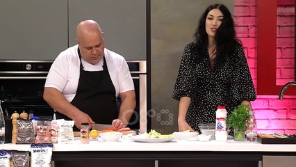 KAFSHO NR 135 - "Makarona linguini dhe Supë vegane me qiqra dhe rizoni"