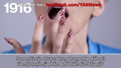 Son môi thay đổi thế nào qua 100 năm