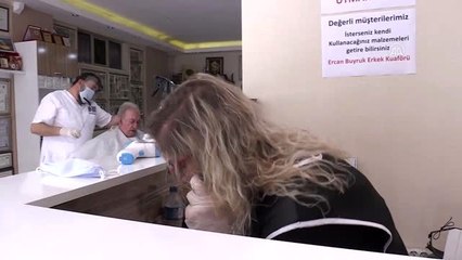 Berber, kuaför ve güzellik salonları yeniden faaliyete geçti (4)