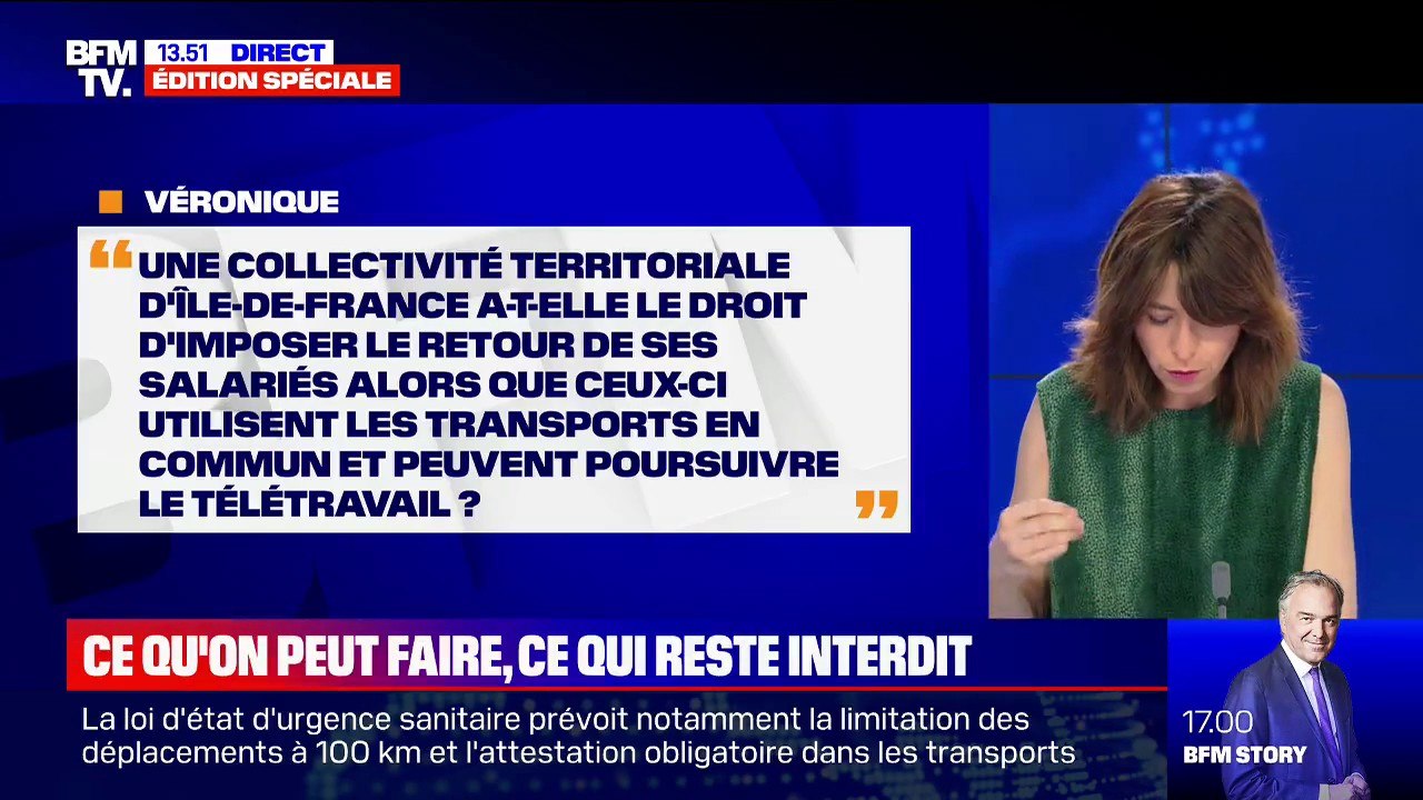 Je travaille pour une collectivité territoriale, mon employeur peut-il m'imposer le retour au bureau?