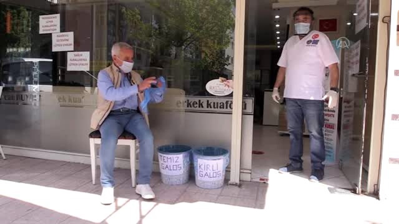 Berber, kuaför ve güzellik salonları yeniden faaliyete geçti (3)