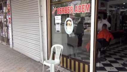 Berber, kuaför ve güzellik salonları yeniden faaliyete geçti