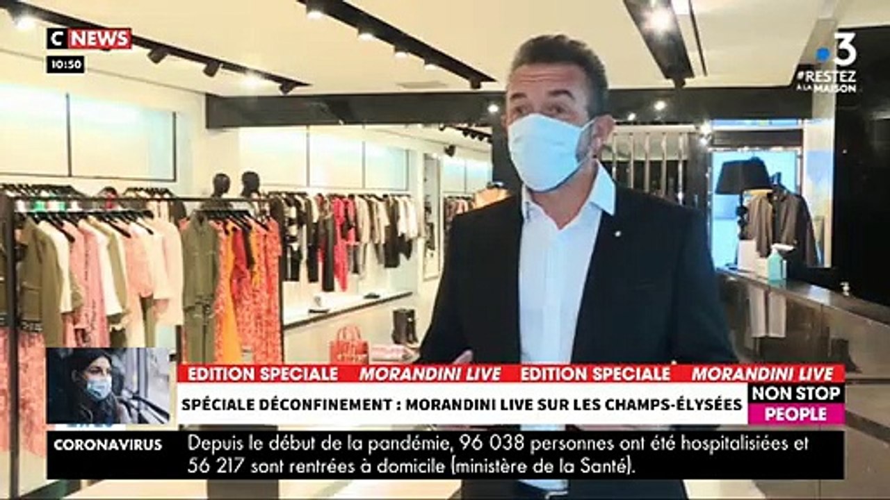 Regardez l'intégralité de "Morandini Live" exceptionnel ce matin sur CNews en direct des rues de Paris pour la journée spéciale déconfinement - VIDEO