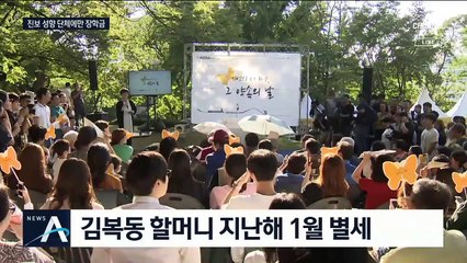 정의연 현직 이사 딸, 올해 ‘김복동 장학금’ 받았다