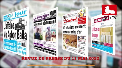REVUE DE PRESSE CAMEROUNAISE DU 11 MAI 2020