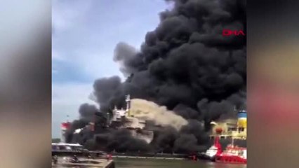 Endonezya'da da petrol tankerinde yangın Çok sayıda yaralı var