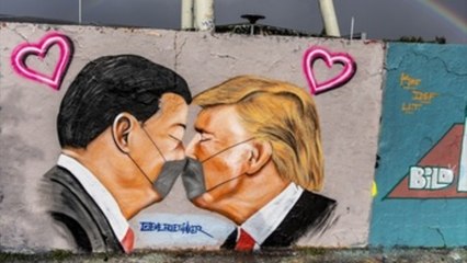 Grafitero dominicano planta cara al coronavirus en los muros de Berlín