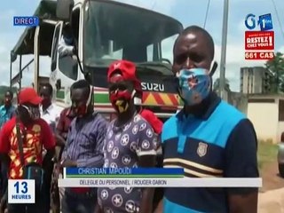 RTG / Front Social - Des agents de Rougier Gabon en chômage technique à Francheville- Causes et conséquences