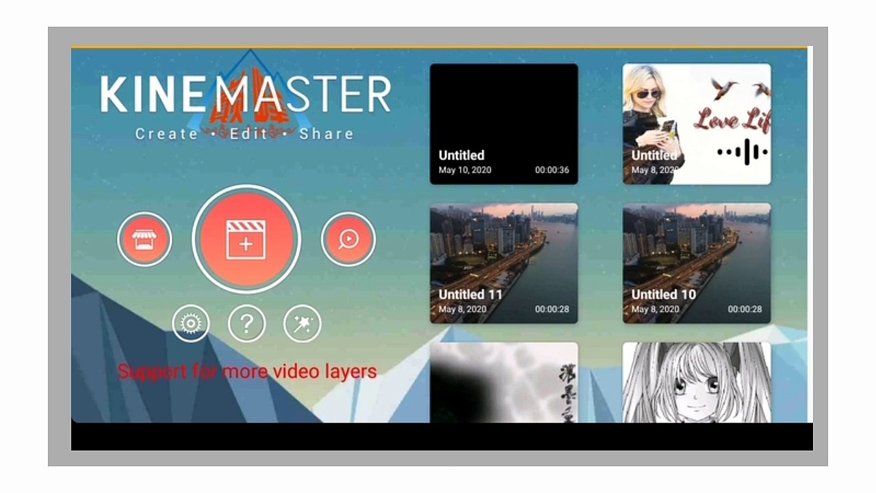 Text Equalizer with Kinemaster by Thinking storm