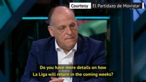 La Liga football every single day, promises president Tebas