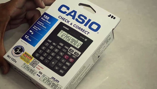 Unboxing and Review of Casio MJ-12DA Desktop Calculator