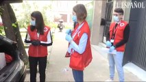 La reina Letizia ejerce de voluntaria de la Cruz Roja por un día