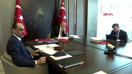 CUMHURBAŞKANLIĞI KABİNE TOPLANTISINDAN GÖRÜNTÜLER