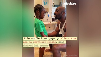 Elle n'aime pas ses cheveux frisées, son père lui apprend à s'aimer telle qu'elle est