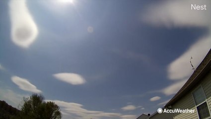 Wave clouds make for a show