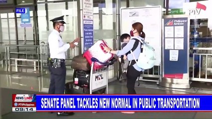 Senate panel tackles new normal in public transportation