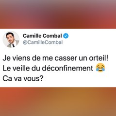À la veille du déconfinement, Camille Combal a été victime d’un léger incident