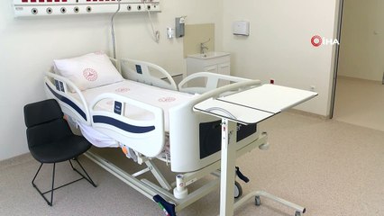 Yeşilköy  Pandemi Hastanesi’nin örnek odaları tanıtıldı