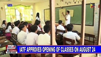 IATF approves opening of classes on August 24