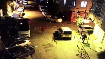Amatör futbolcuya kapkaç dehşeti kamerada