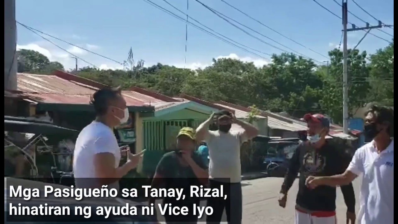 4,000 pamilyang Pasigueño sa Tanay, nakinabang sa ayudang hatid ni Vice Iyo