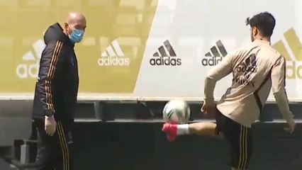 Le Real Madrid fait son grand retour à l'entraînement