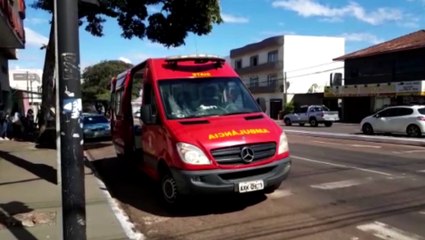 Mulher fica ferida ao sofrer queda no Bairro Alto Alegre