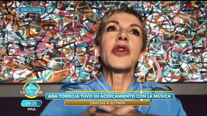 Roger González platicó con Ana Torroja sobre sus inicios musicales. | Venga La Alegría