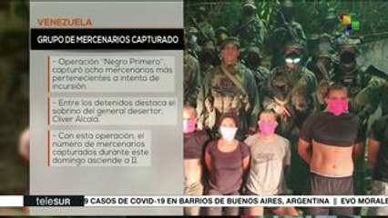 Gobierno venezolano captura a 8 nuevos implicados en Operación Gedeón