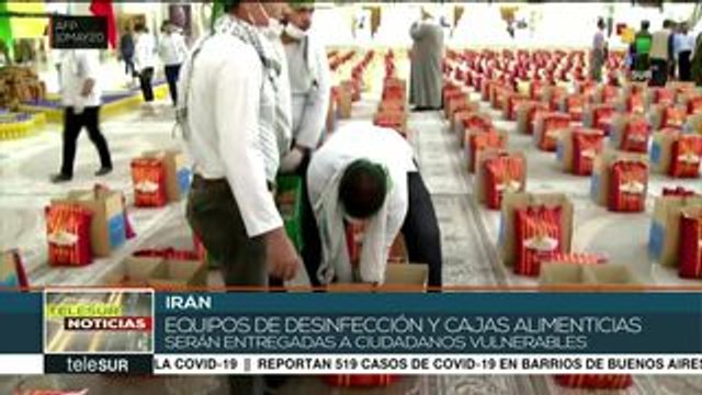 Entregará Irán equipos médicos y cajas alimentarias a ciudadanos