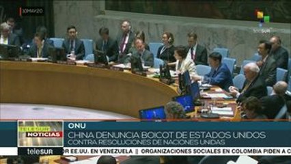 China acusa a EE.UU. ante ONU de boicotear acuerdos sobre la pandemia
