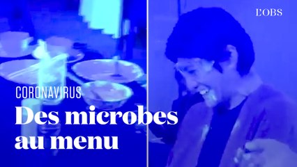 Cette expérience montre comment un virus peut se propager dans un restaurant
