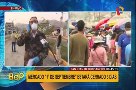 SJL: desalojan ambulantes de mercado 1° de Setiembre