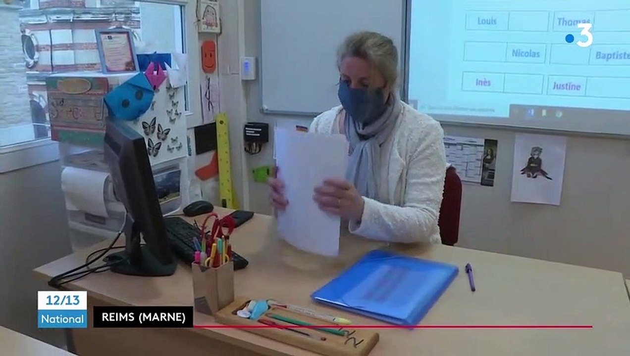 Reims : des écoliers reprennent le chemin des classes