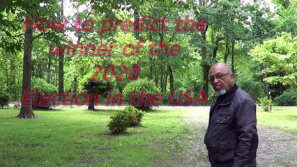 Predicting the winner of the USA election in 2020